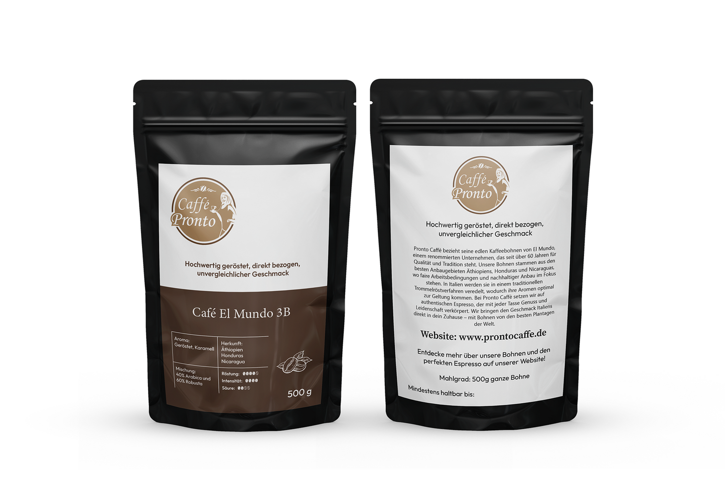 CAFFE EL MUNDO 3B Espressobohnen