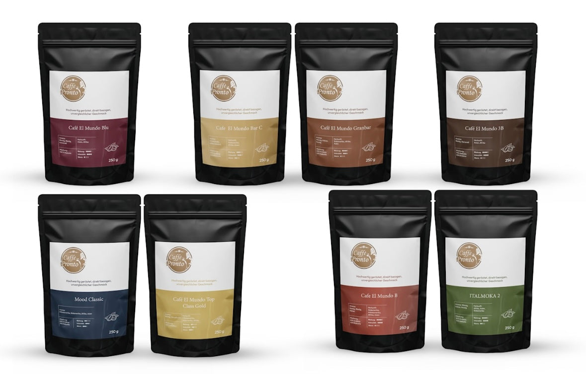8x250 g Espressobohnen Probierset