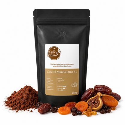 ORO ST –Kraftvoller Geschmack und unwiderstehliche Crema– Espresso Komposition