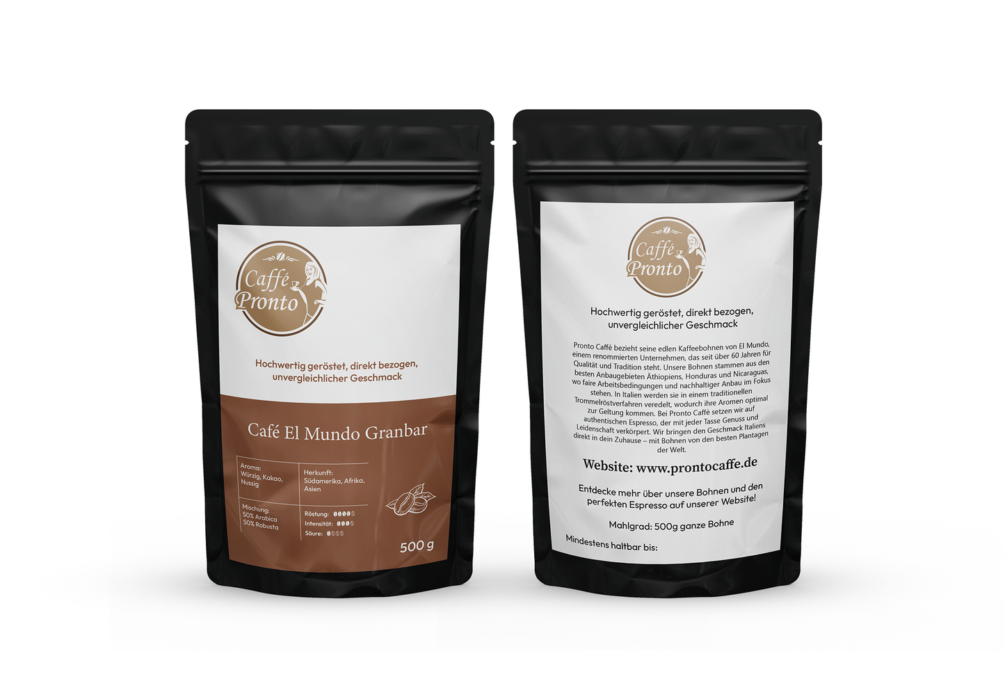 CAFFE EL MUNDO GRANBAR  Espressobohnen
