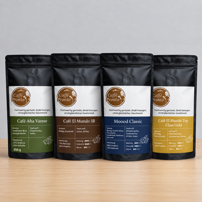 Finde deinen Lieblingsespresso - Probierset 4x250g