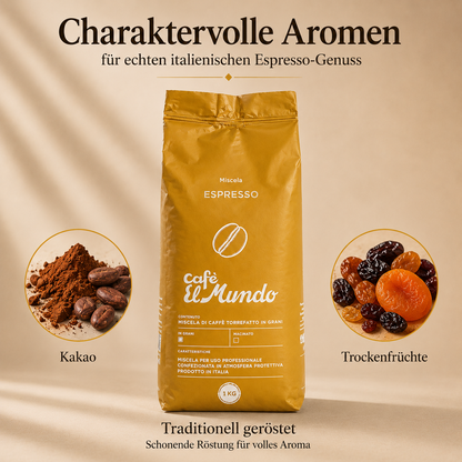 ORO ST –Kraftvoller Geschmack und unwiderstehliche Crema– Espresso Komposition
