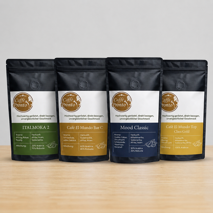 Finde deinen Lieblingsespresso - Probierset 4x250g