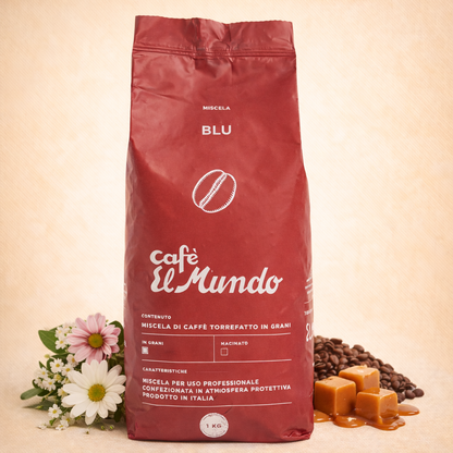 CAFFE EL MUNDO BLU  Espressobohnen