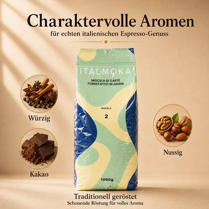 ITALMOKA - Würzig, intensiv und wunderbar vollmundig - Espresso Komposition