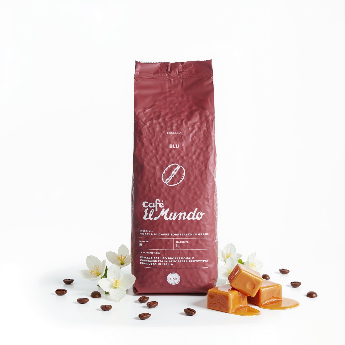 CAFFE EL MUNDO BLU  Espressobohnen