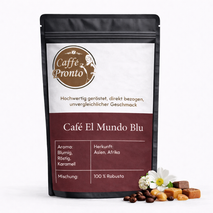 CAFFE EL MUNDO BLU  Espressobohnen