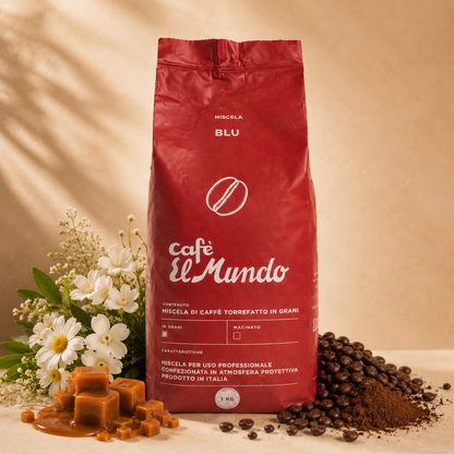BLU- Kräftige Robusta trifft florale Finesse-Espresso Komposition